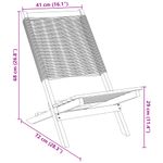 Casa si Gradina - Gradina si terasa - Mobilier exterior - Scaune si sezlonguri gradina - Scaune de gradina pliabile, 6 buc., bej, lemn masiv acacia - Infinity.ro