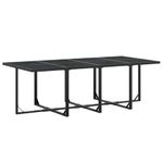 Casa si Gradina - Gradina si terasa - Mobilier exterior - Seturi mobila gradina - Set mobilier de gradina, 13 piese, negru, textilena - Infinity.ro