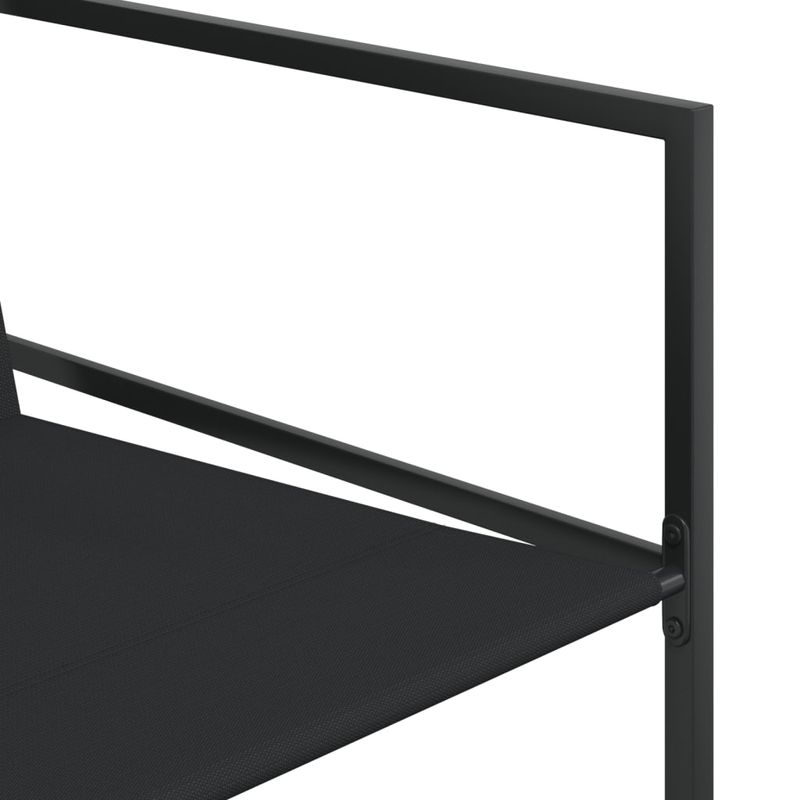 Casa si Gradina - Gradina si terasa - Mobilier exterior - Seturi mobila gradina - Set mobilier de gradina, 13 piese, negru, textilena - Infinity.ro