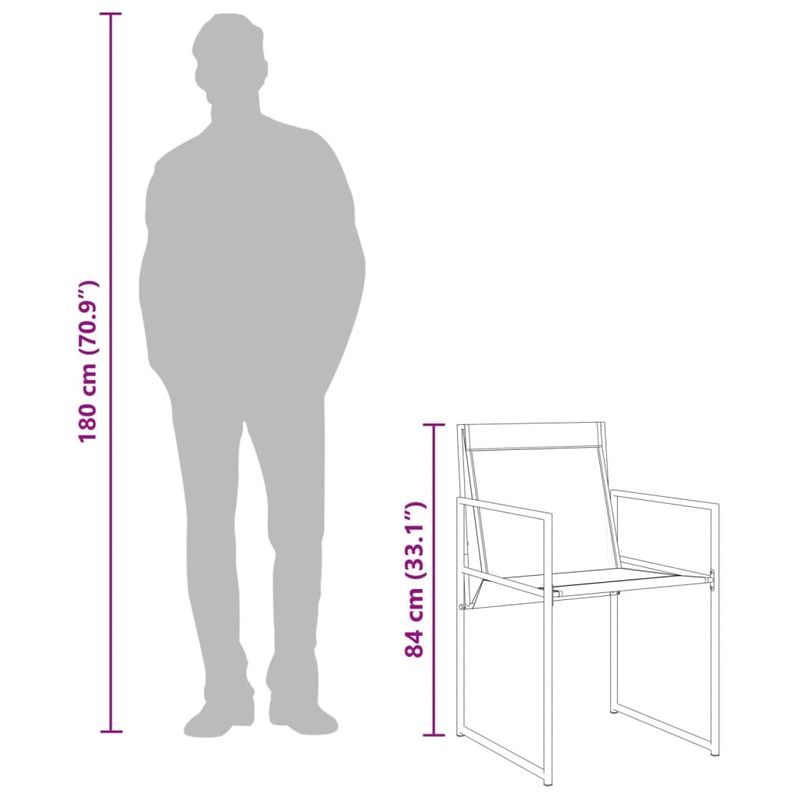 Casa si Gradina - Gradina si terasa - Mobilier exterior - Seturi mobila gradina - Set mobilier de gradina, 13 piese, negru, textilena - Infinity.ro