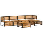 Casa si Gradina - Gradina si terasa - Mobilier exterior - Seturi mobila gradina - Set de canapele gradina cu perne, 6 piese, lemn masiv acacia - Infinity.ro