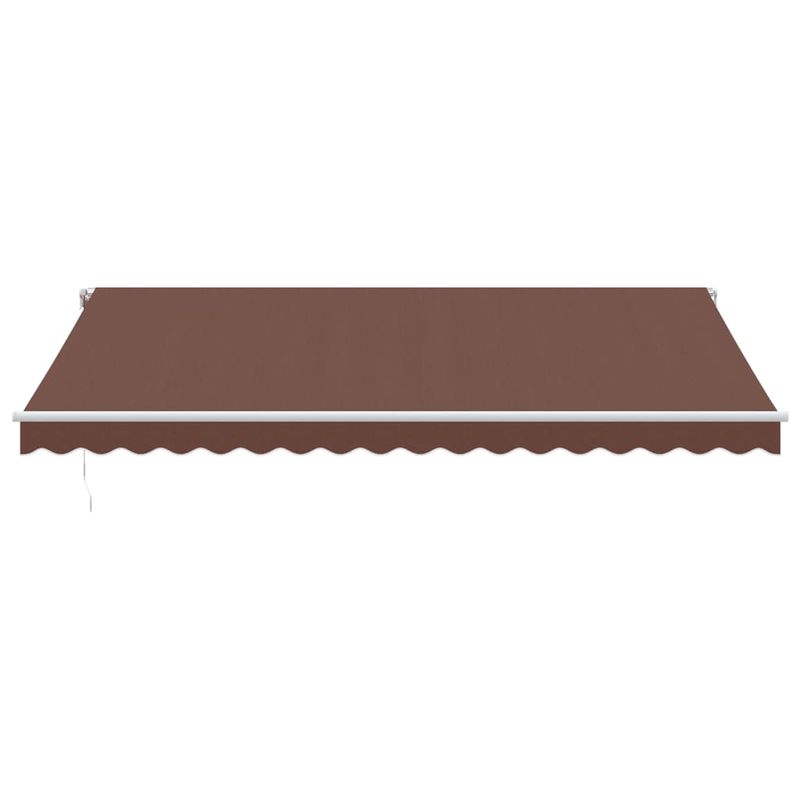 Casa si Gradina - Gradina si terasa - Umbrele si pavilioane - Umbrele - Copertina retractabila manual cu LED, maro, 500x300 cm - Infinity.ro