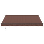 Casa si Gradina - Gradina si terasa - Umbrele si pavilioane - Umbrele - Copertina retractabila manual, maro, 400x300 cm - Infinity.ro