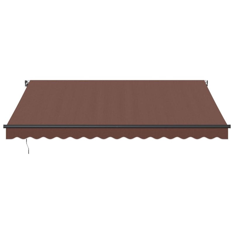 Casa si Gradina - Gradina si terasa - Umbrele si pavilioane - Umbrele - Copertina retractabila manual, maro, 400x300 cm - Infinity.ro
