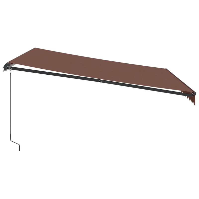 Casa si Gradina - Gradina si terasa - Umbrele si pavilioane - Umbrele - Copertina retractabila manual, maro, 400x300 cm - Infinity.ro