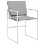 Casa si Gradina - Gradina si terasa - Mobilier exterior - Seturi mobila gradina - Set mobilier de gradina, 13 piese, cu perne, alb, textilena - Infinity.ro