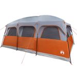 Sport si Outdoor - Camping - Corturi camping - Cort de familie pentru 9 persoane, gri, impermeabil - Infinity.ro