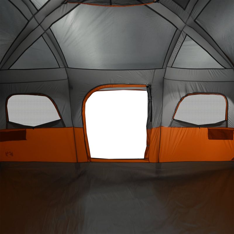 Sport si Outdoor - Camping - Corturi camping - Cort de familie pentru 9 persoane, gri, impermeabil - Infinity.ro