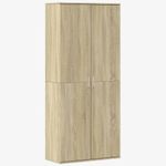 Casa si Gradina - Mobilier - Dulapuri si sifoniere - Dulapuri - Dulap inalt, stejar sonoma, 80x35x180 cm, lemn prelucrat - Infinity.ro