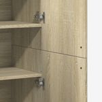 Casa si Gradina - Mobilier - Dulapuri si sifoniere - Dulapuri - Dulap inalt, stejar sonoma, 80x35x180 cm, lemn prelucrat - Infinity.ro