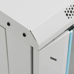 PC, gaming si accesorii - Componente PC - Componente - Hard Disk-uri - Dulap server, picioare pivotante, 18U, 19" IP20 53x40x80 cm, gri - Infinity.ro