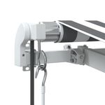 Casa si Gradina - Gradina si terasa - Umbrele si pavilioane - Umbrele - Copertina retractabila automat cu LED, antracit/alb, 350x250 cm - Infinity.ro