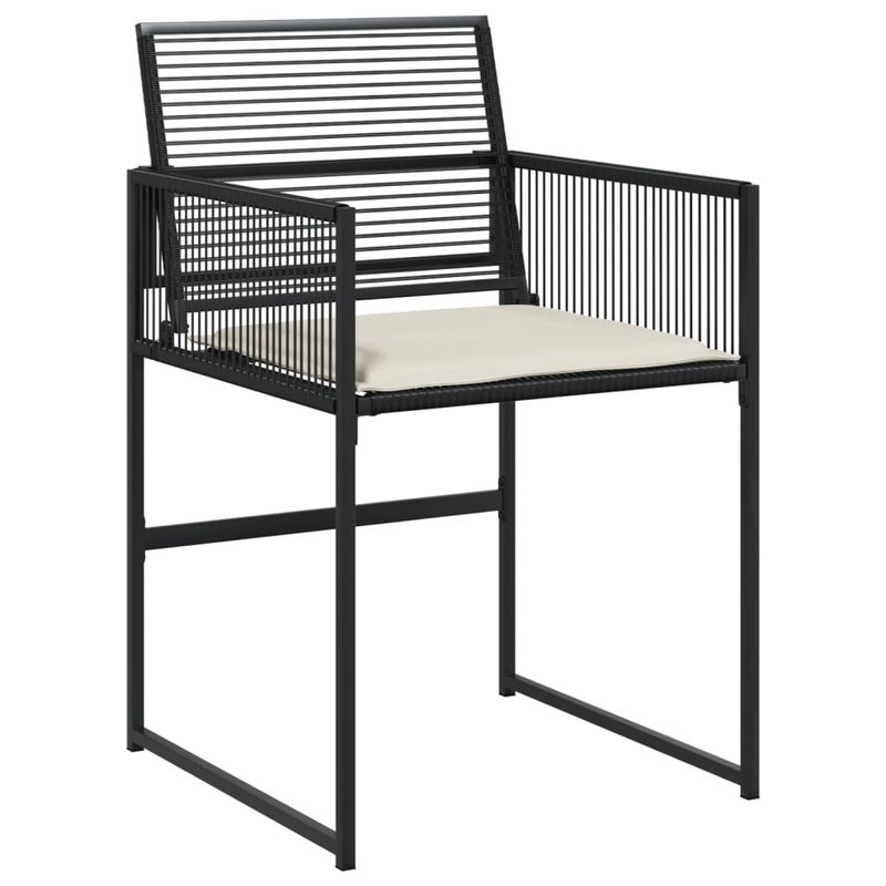 Casa si Gradina - Gradina si terasa - Mobilier exterior - Seturi mobila gradina - Set mobilier de gradina cu perne, 17 piese, negru, poliratan - Infinity.ro