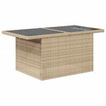 Casa si Gradina - Gradina si terasa - Mobilier exterior - Seturi mobila gradina - Set canapele de gradina cu perne, 10 piese, bej, poliratan - Infinity.ro