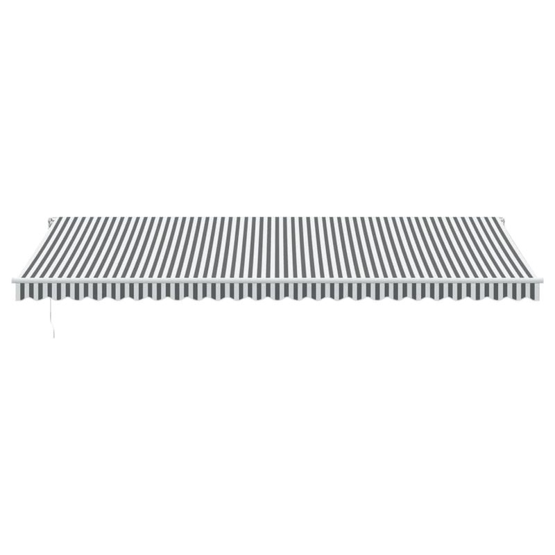 Casa si Gradina - Gradina si terasa - Umbrele si pavilioane - Umbrele - Copertina retractabila manual cu LED, antracit/alb, 600x350 cm - Infinity.ro