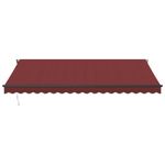 Casa si Gradina - Gradina si terasa - Umbrele si pavilioane - Umbrele - Copertina retractabila automat, visiniu, 450x300 cm - Infinity.ro
