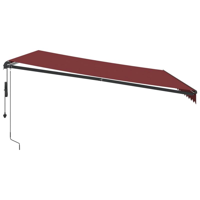 Casa si Gradina - Gradina si terasa - Umbrele si pavilioane - Umbrele - Copertina retractabila automat, visiniu, 450x300 cm - Infinity.ro