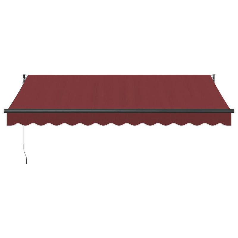 Casa si Gradina - Gradina si terasa - Umbrele si pavilioane - Umbrele - Copertina retractabila manual, visiniu, 350x250 cm - Infinity.ro
