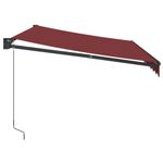 Casa si Gradina - Gradina si terasa - Umbrele si pavilioane - Umbrele - Copertina retractabila manual, visiniu, 350x250 cm - Infinity.ro
