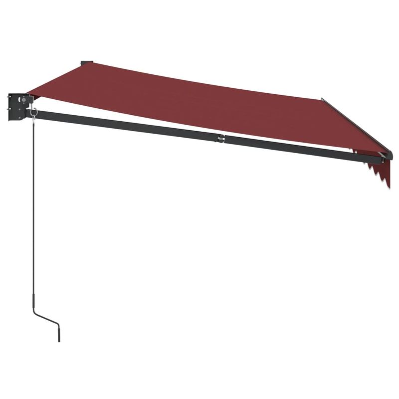 Casa si Gradina - Gradina si terasa - Umbrele si pavilioane - Umbrele - Copertina retractabila manual, visiniu, 350x250 cm - Infinity.ro