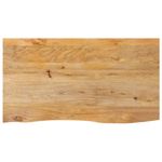 Casa si Gradina - Mobilier - Feronerie si accesorii mobila - Blat de masa contur organic 120x60x3,8 cm lemn masiv de mango, natural - Infinity.ro