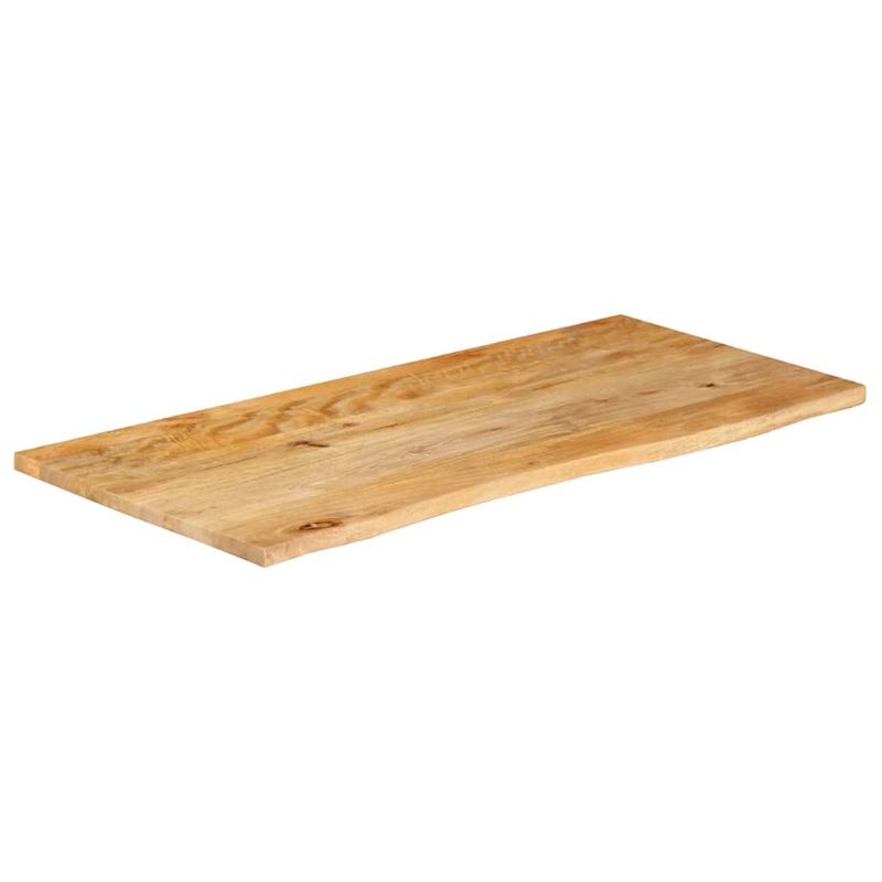 Casa si Gradina - Mobilier - Feronerie si accesorii mobila - Blat de masa contur organic 120x60x3,8 cm lemn masiv de mango, natural - Infinity.ro