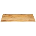 Casa si Gradina - Mobilier - Feronerie si accesorii mobila - Blat de masa contur organic 120x60x3,8 cm lemn masiv de mango, natural - Infinity.ro
