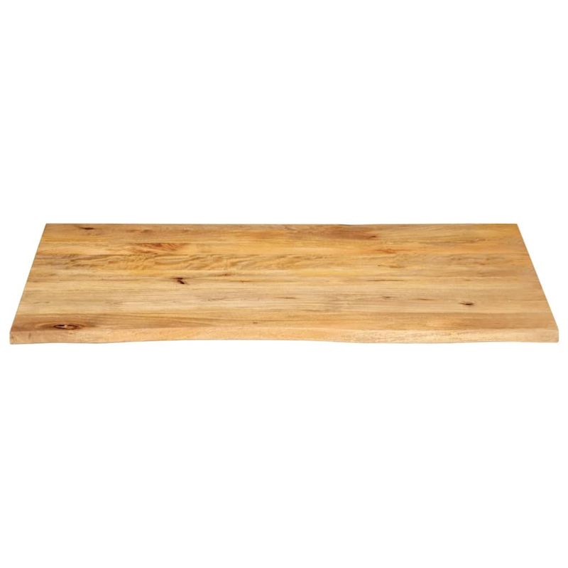Casa si Gradina - Mobilier - Feronerie si accesorii mobila - Blat de masa contur organic 120x60x3,8 cm lemn masiv de mango, natural - Infinity.ro