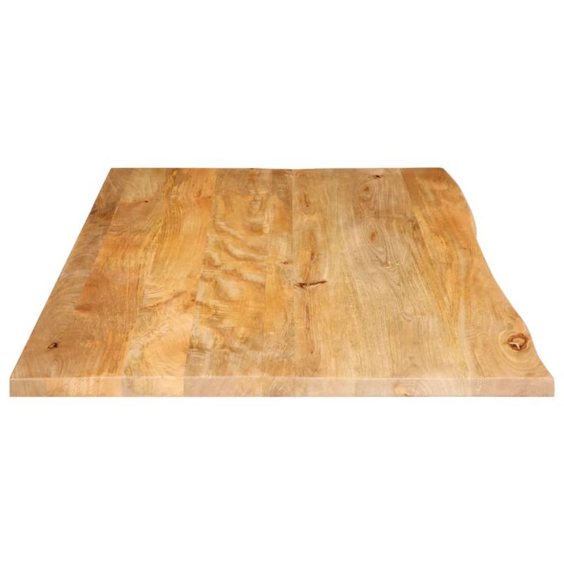 Casa si Gradina - Mobilier - Feronerie si accesorii mobila - Blat de masa contur organic 120x60x3,8 cm lemn masiv de mango, natural - Infinity.ro