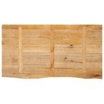 Casa si Gradina - Mobilier - Feronerie si accesorii mobila - Blat de masa contur organic 120x60x3,8 cm lemn masiv de mango, natural - Infinity.ro