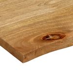Casa si Gradina - Mobilier - Feronerie si accesorii mobila - Blat de masa contur organic 120x60x3,8 cm lemn masiv de mango, natural - Infinity.ro