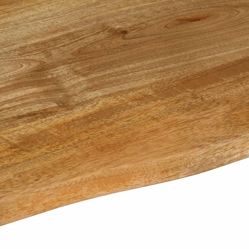 Casa si Gradina - Mobilier - Feronerie si accesorii mobila - Blat de masa contur organic 120x60x3,8 cm lemn masiv de mango, natural - Infinity.ro