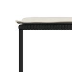 Casa si Gradina - Gradina si terasa - Mobilier exterior - Seturi mobila gradina - Set mobilier de exterior cu perne, 11 piese, negru, poliratan - Infinity.ro