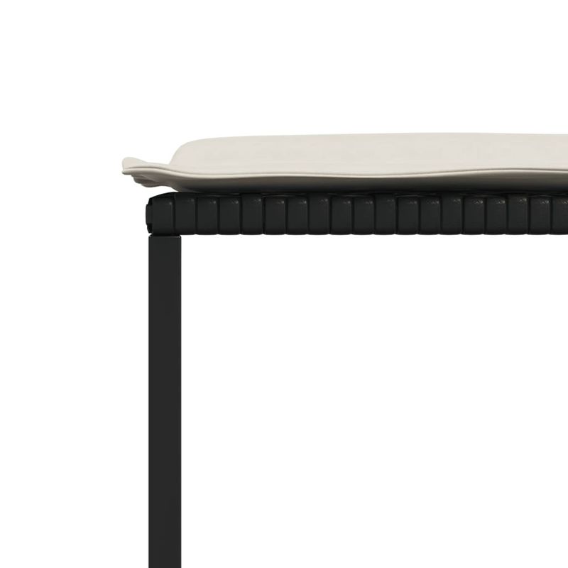 Casa si Gradina - Gradina si terasa - Mobilier exterior - Seturi mobila gradina - Set mobilier de exterior cu perne, 11 piese, negru, poliratan - Infinity.ro