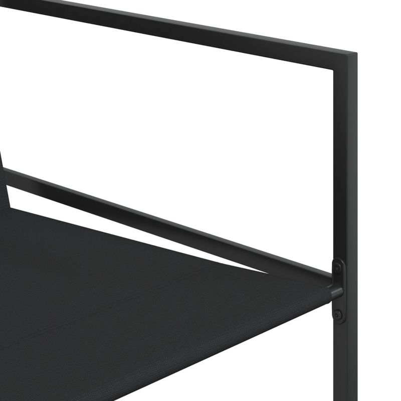 Casa si Gradina - Gradina si terasa - Mobilier exterior - Seturi mobila gradina - Set mobilier de gradina, 7 piese, negru, textilena - Infinity.ro