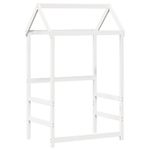 Casa si Gradina - Mobilier - Paturi si accesorii - Paturi - Pat de zi cu acoperis, alb, 80x200 cm, lemn masiv de pin - Infinity.ro