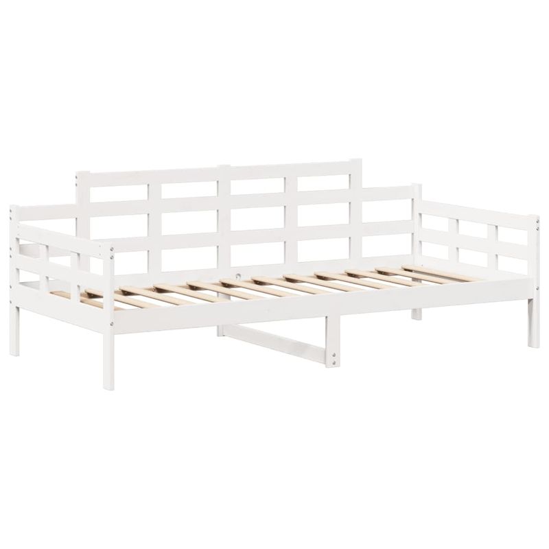 Casa si Gradina - Mobilier - Paturi si accesorii - Paturi - Pat de zi cu acoperis, alb, 80x200 cm, lemn masiv de pin - Infinity.ro