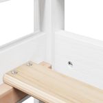 Casa si Gradina - Mobilier - Paturi si accesorii - Paturi - Pat de zi cu acoperis, alb, 80x200 cm, lemn masiv de pin - Infinity.ro
