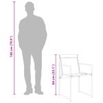 Casa si Gradina - Gradina si terasa - Mobilier exterior - Seturi mobila gradina - Set mobilier de gradina, 17 piese, negru, textilena - Infinity.ro