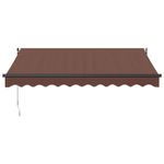Casa si Gradina - Gradina si terasa - Umbrele si pavilioane - Umbrele - Copertina retractabila manual, maro, 300x250 cm - Infinity.ro
