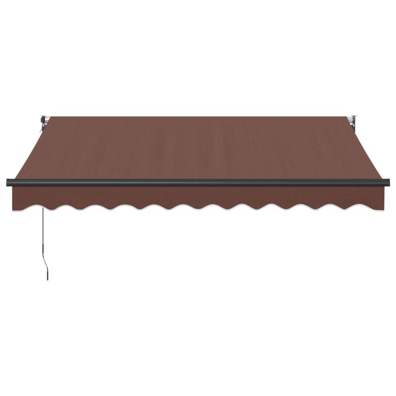 Casa si Gradina - Gradina si terasa - Umbrele si pavilioane - Umbrele - Copertina retractabila manual, maro, 300x250 cm - Infinity.ro