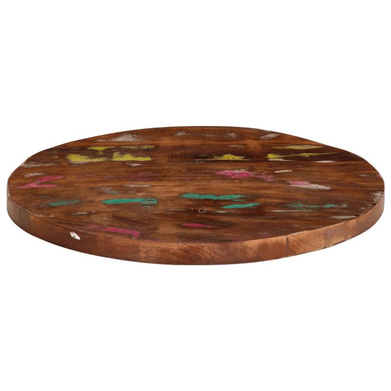 Casa si Gradina - Mobilier - Feronerie si accesorii mobila - Blat de masa rotund, Ø 50x1,5 cm, lemn masiv reciclat - Infinity.ro
