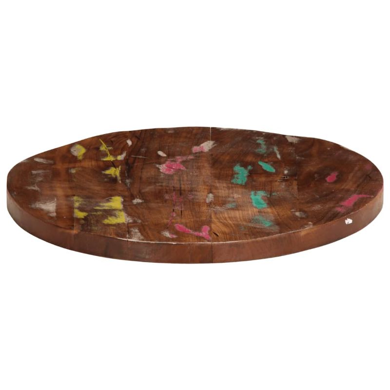 Casa si Gradina - Mobilier - Feronerie si accesorii mobila - Blat de masa rotund, Ø 50x1,5 cm, lemn masiv reciclat - Infinity.ro