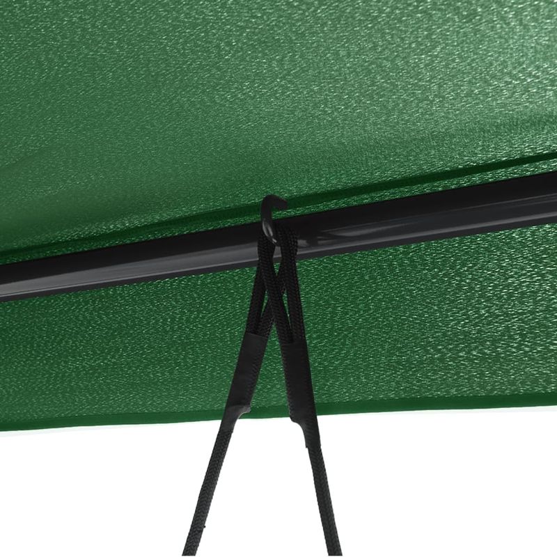 Casa si Gradina - Gradina si terasa - Balansoare si hamace - Balansoare - Banca balansoar de gradina cu copertina, verde, otel - Infinity.ro
