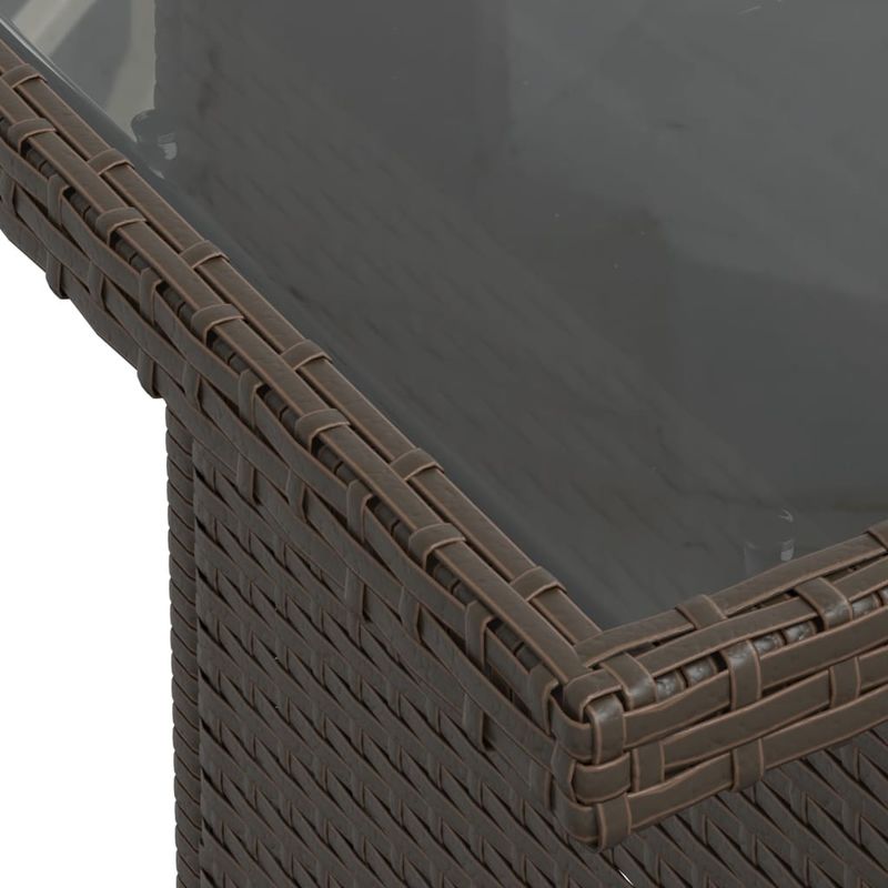 Casa si Gradina - Gradina si terasa - Mobilier exterior - Seturi mobila gradina - Set canapele de gradina cu perne, 11 piese, maro, poliratan - Infinity.ro