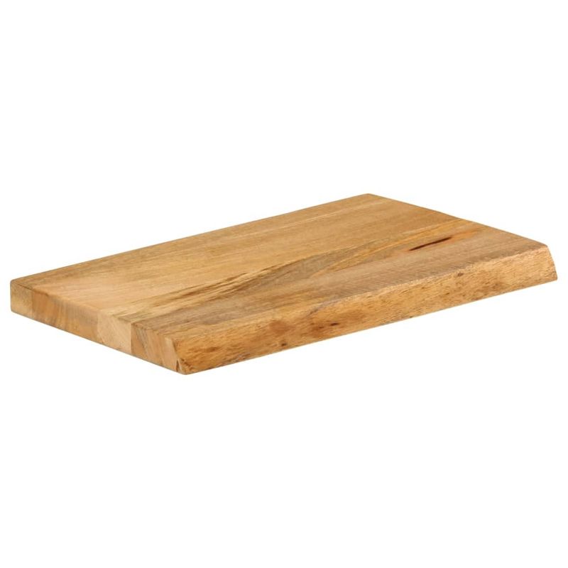 Casa si Gradina - Mobilier - Feronerie si accesorii mobila - Blat de masa contur organic 40x30x3,8 cm lemn masiv de mango, natural - Infinity.ro