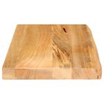 Casa si Gradina - Mobilier - Feronerie si accesorii mobila - Blat de masa contur organic 40x30x3,8 cm lemn masiv de mango, natural - Infinity.ro