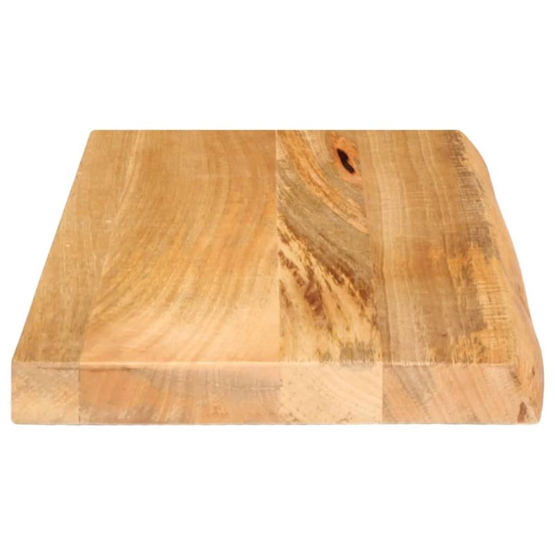 Casa si Gradina - Mobilier - Feronerie si accesorii mobila - Blat de masa contur organic 40x30x3,8 cm lemn masiv de mango, natural - Infinity.ro