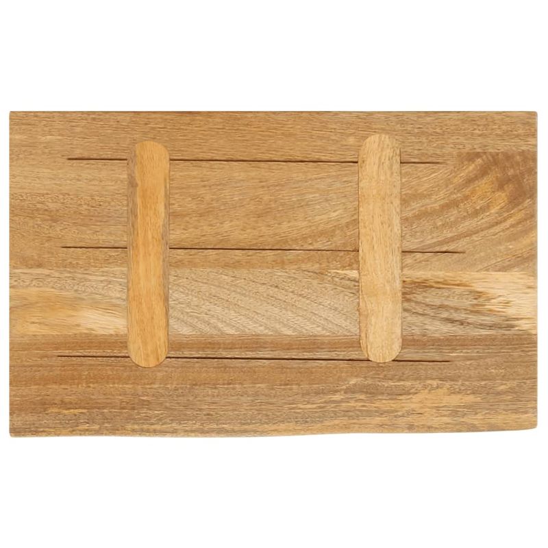 Casa si Gradina - Mobilier - Feronerie si accesorii mobila - Blat de masa contur organic 40x30x3,8 cm lemn masiv de mango, natural - Infinity.ro