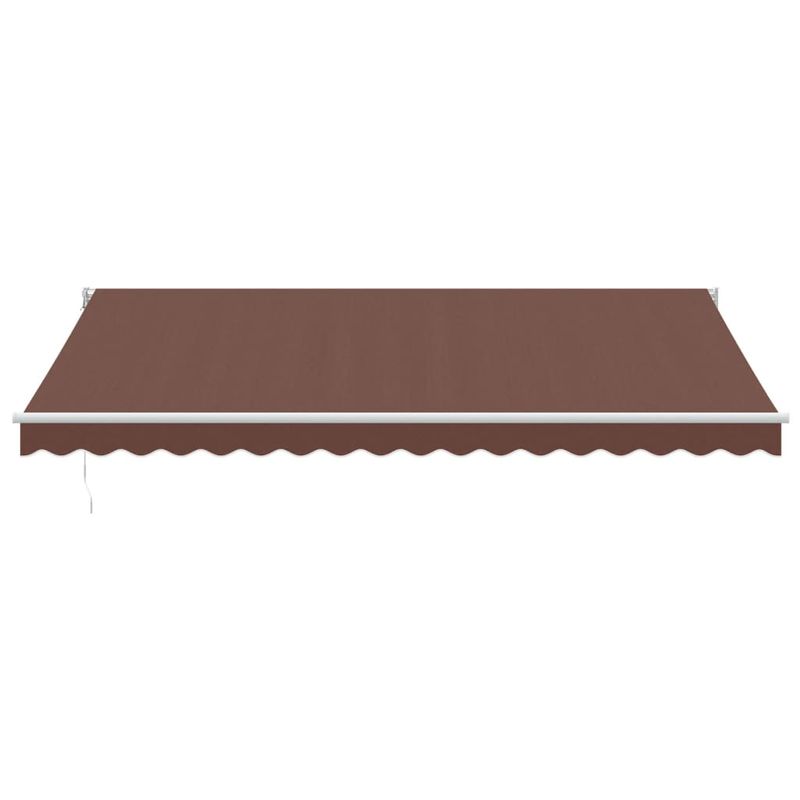 Casa si Gradina - Gradina si terasa - Umbrele si pavilioane - Umbrele - Copertina retractabila manual, maro, 450x300 cm - Infinity.ro